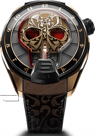 HYT SKULL Maori 513-CB-43-RF-MV Replica watch